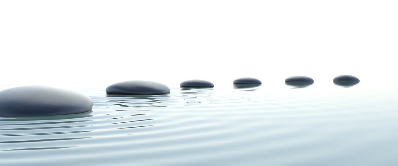 Zen path of stones in widescreen Zen path of stones in widescreen