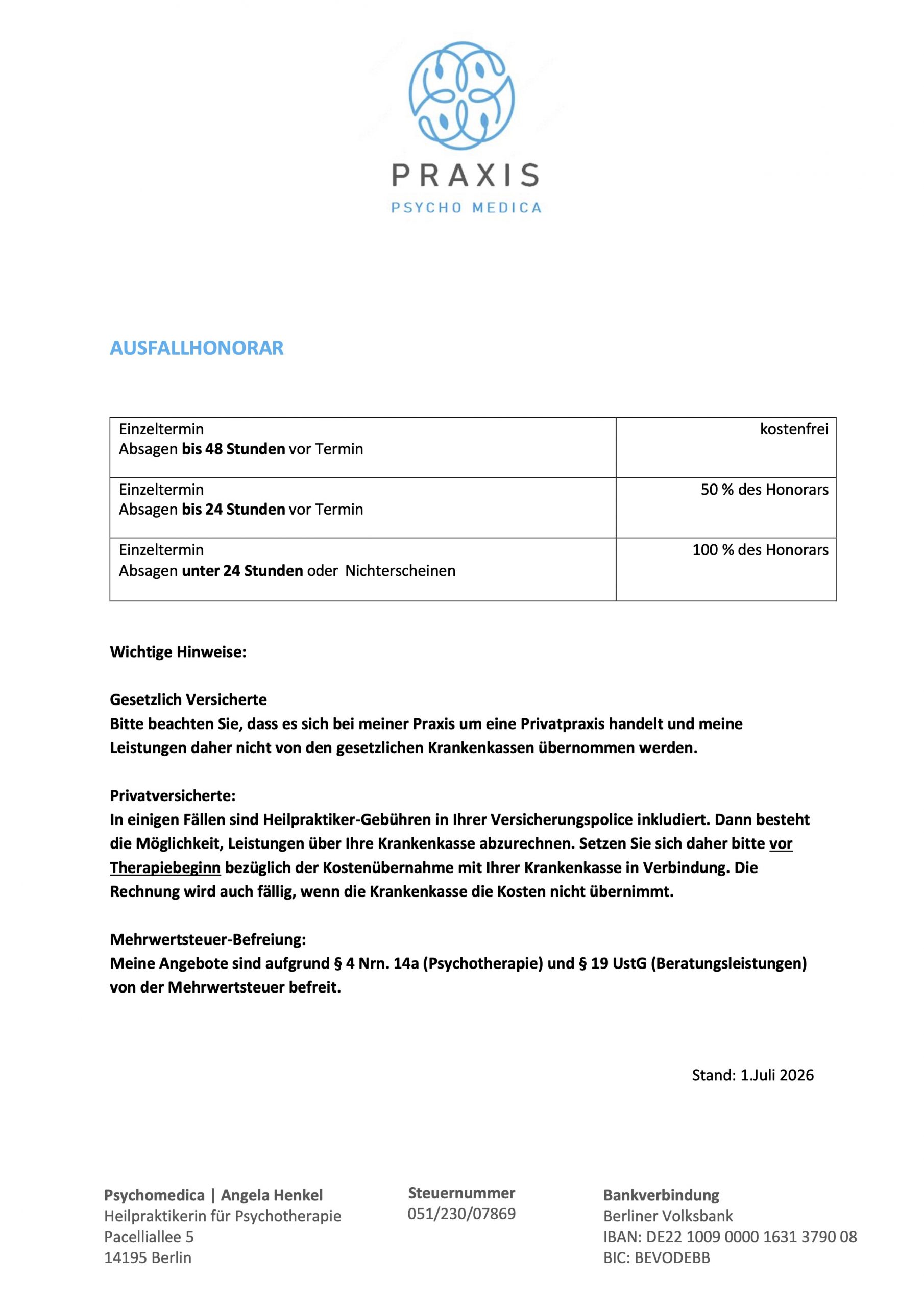 Honorarliste Psychomedica 0107_2026 Seite 2