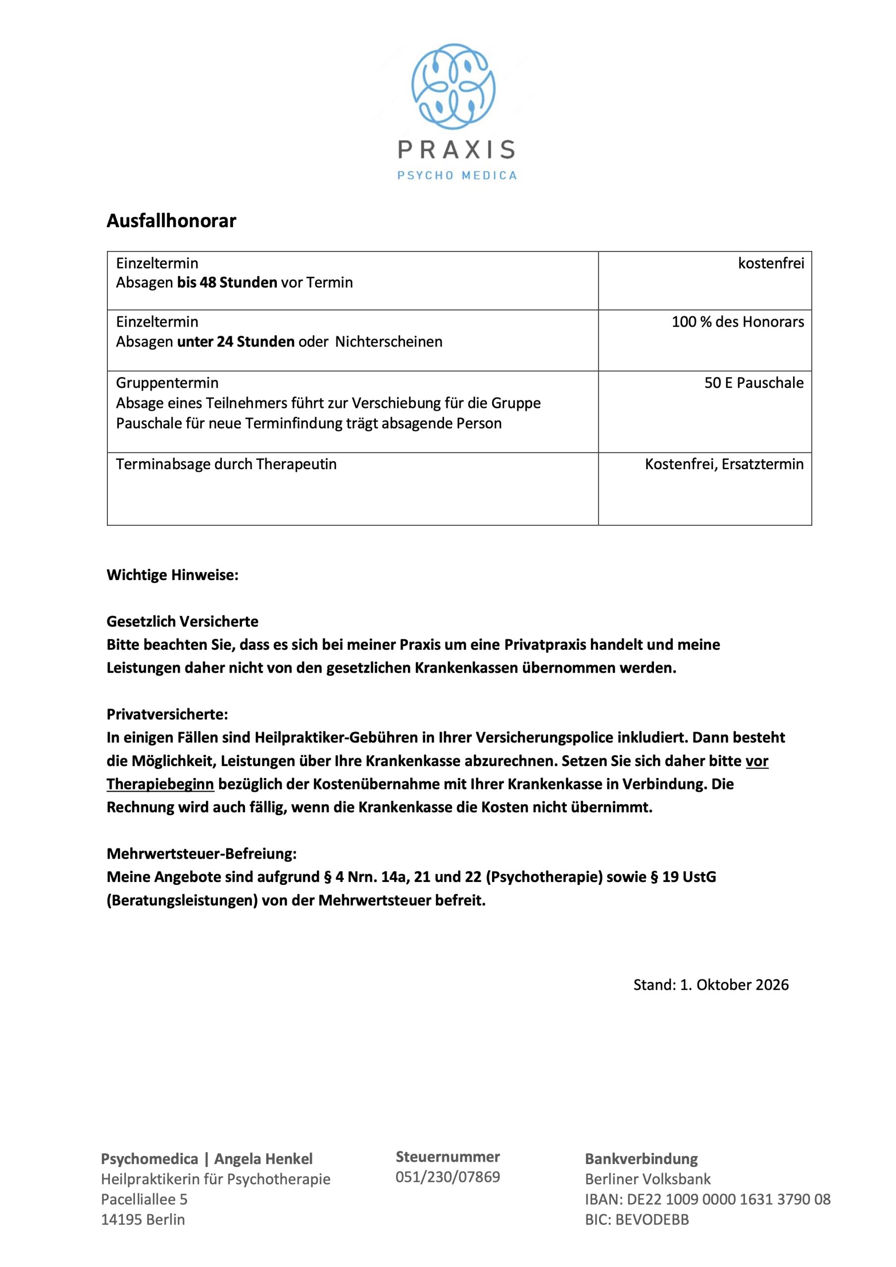 Honorarliste Psychomedica_0110_2026 Seite 2